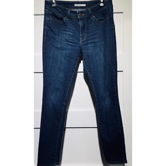 Levi’s 711 Women's Skinny Dark Straight Leg Jeans Size 29x28 - Picture 2 of 9